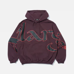 XLARGE Logo Hooded Sweatshirt – Burgundy