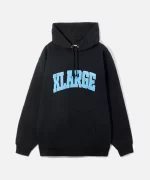 XLarge Chenille Logo Hooded Sweatshirt - Black
