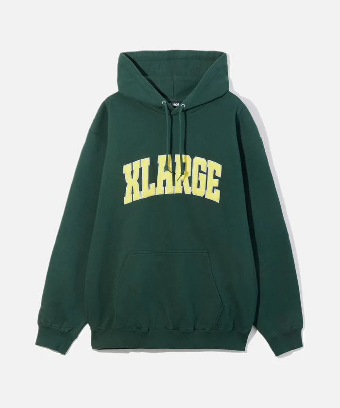 XLarge Chenille Logo Hooded Sweatshirt - Green