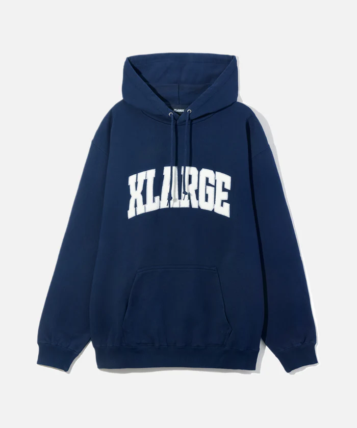 XLarge Chenille Logo Hooded Sweatshirt - Navy