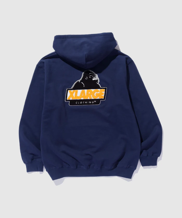 XLarge Chenille Slanted OG Logo Pullover Hoodie