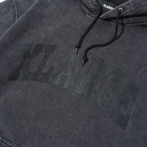 XLarge Dyed Collage Logo Hoodie - Black