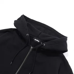 XLarge Lable Zip Hooded Sweatshirt