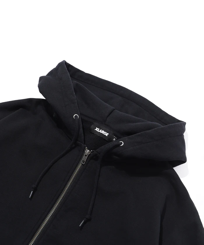 XLarge Lable Zip Hooded Sweatshirt