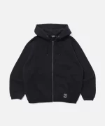 XLarge Lable Zip Hooded Sweatshirt