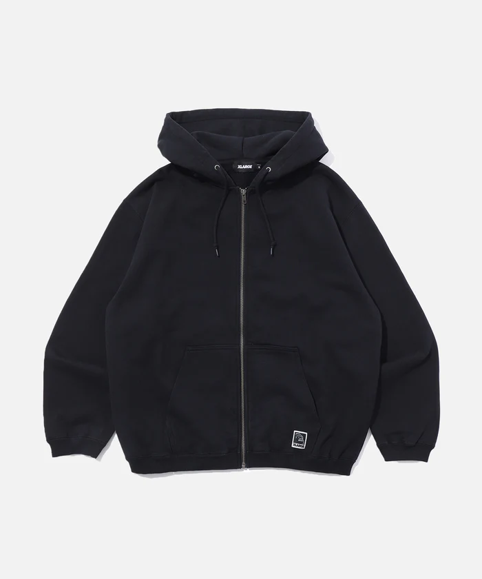 XLarge Lable Zip Hooded Sweatshirt