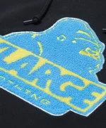 XLarge Old OG Colors Pullover Hooded Sweatshirt - Black - Detail