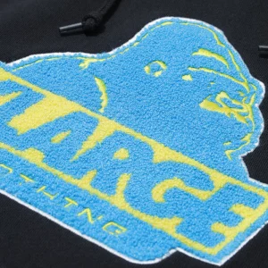 XLarge Old OG Colors Pullover Hooded Sweatshirt - Black - Detail