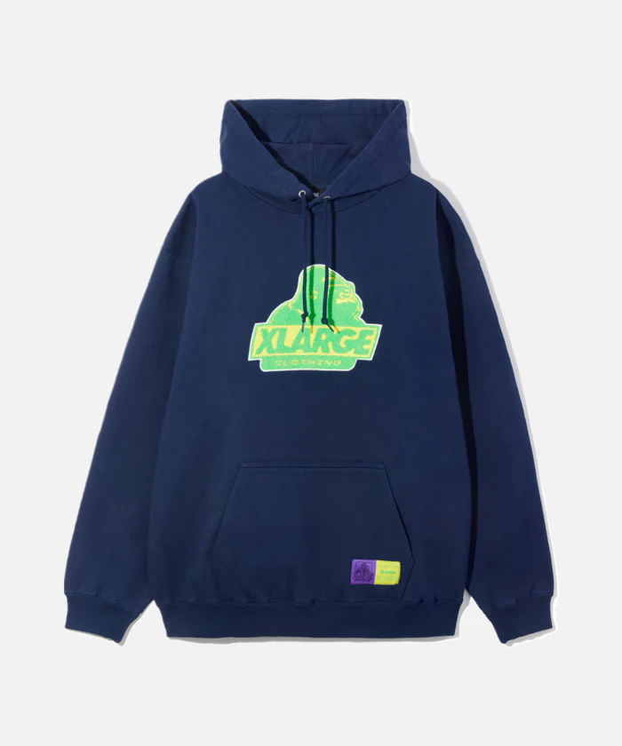 XLarge Old OG Colors Pullover Hooded Sweatshirt - Navy XLarge Old OG Colors Pullover Hooded Sweatshirt