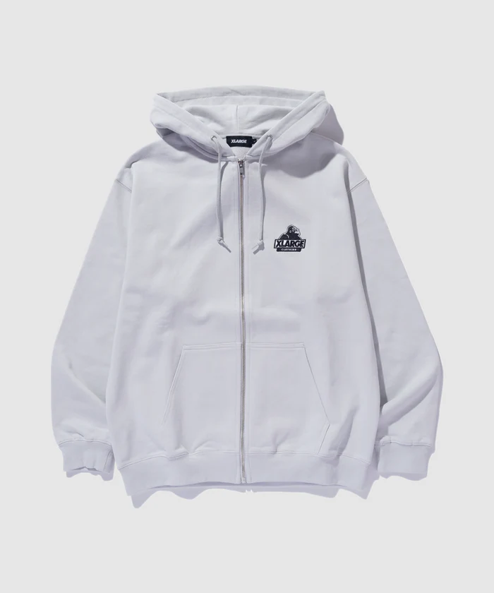 XLarge Slanted OG Logo Zipper Hoodie - Front XLarge Slanted OG Logo Zipper Hoodie