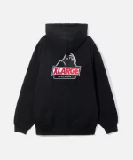 XLarge Slanted OG Zip Hooded Sweatshirt - Black