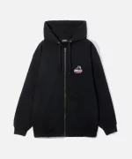 XLarge Slanted OG Zip Hooded Sweatshirt - Black