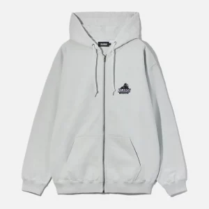 XLarge Slanted OG Zip Hooded Sweatshirt - Grey