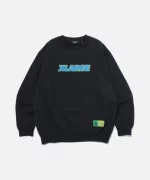 XLarge Standard Logo Colors Crewneck - Black