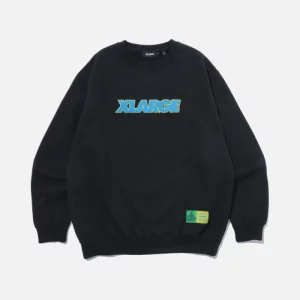 XLarge Standard Logo Colors Crewneck - Black
