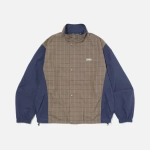 XLarge Check Track Jacket - Navy