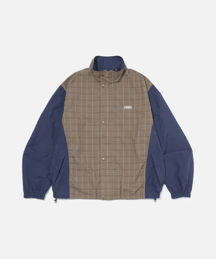 XLarge Check Track Jacket - Navy XLarge Check Track Jacket - Navy