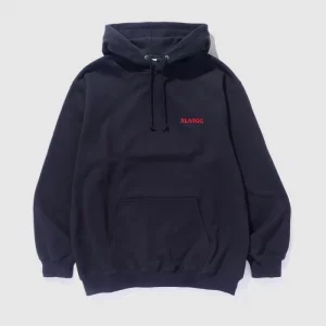 XLarge Chenille Slanted OG Logo Pullover Hoodie - Black