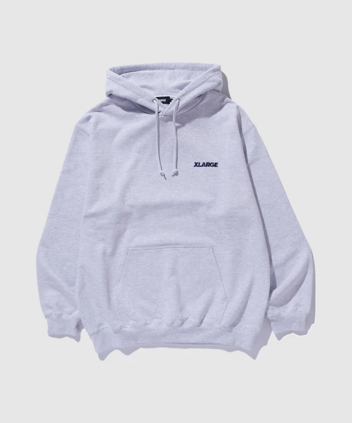 XLarge Chenille Slanted OG Logo Pullover Hoodie - Grey