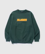 XLarge Chenille Standard Logo Crewneck Sweartshirt - Green