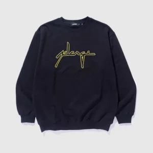 XLarge Distortion Logo Crewneck Sweatshirt - Black