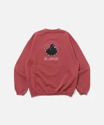XLarge Gorillas Nation Crewneck Sweatshirt - Burgundy
