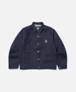 XLarge Lable Denim Jacket - Front