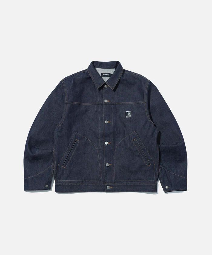 XLarge Lable Denim Jacket - Front XLarge Lable Denim Jacket - Front