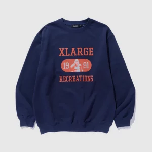 XLarge Recreations Crewneck Sweatshirt - Navy