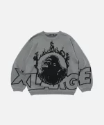 XLarge Ring of Fire Crewneck Sweatshirt - Grey