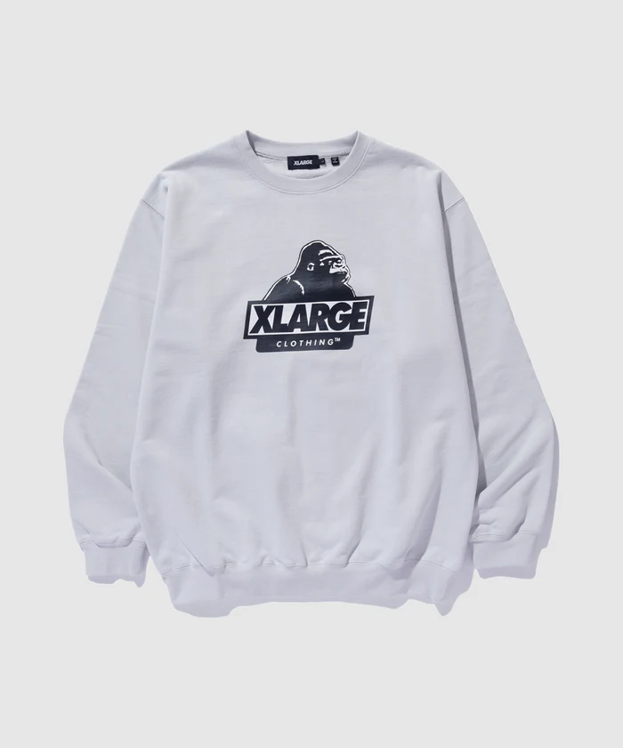 XLarge Slanted OG Logo Crewneck Sweatshirt - Front XLarge Slanted OG Logo Crewneck Sweatshirt