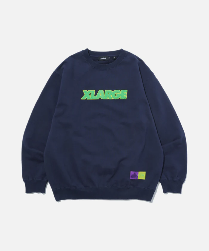 XLarge Standard Logo Colors Crewneck XLarge Standard Logo Colors Crewneck