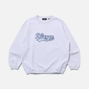 XLarge Varsity Crewneck Sweatshirt - Ash